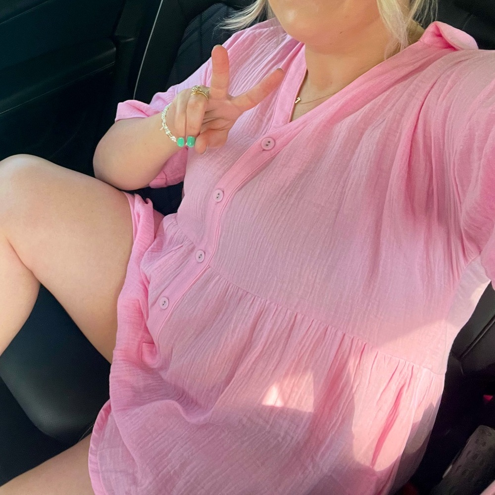 Petal and pup winny romper-pink